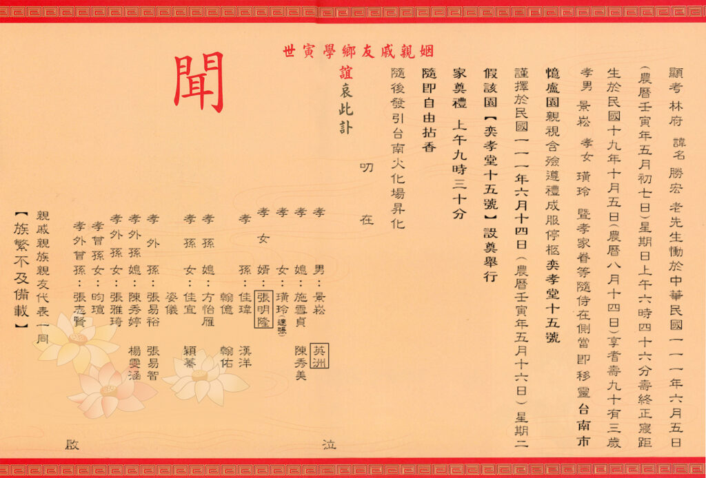 林勝宏紅金正